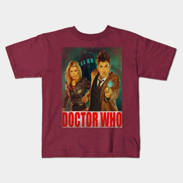 Doctor Who // Fans Art Kids T-Shirt by NYOLONG.ART